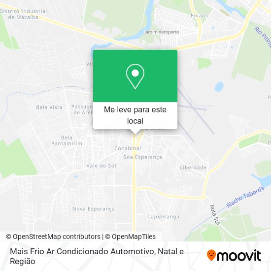 Mais Frio Ar Condicionado Automotivo mapa