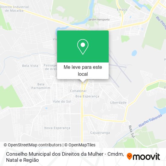 Conselho Municipal dos Direitos da Mulher - Cmdm mapa