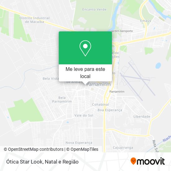 Ótica Star Look mapa