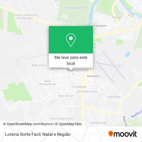 Loteria Sorte Facil mapa