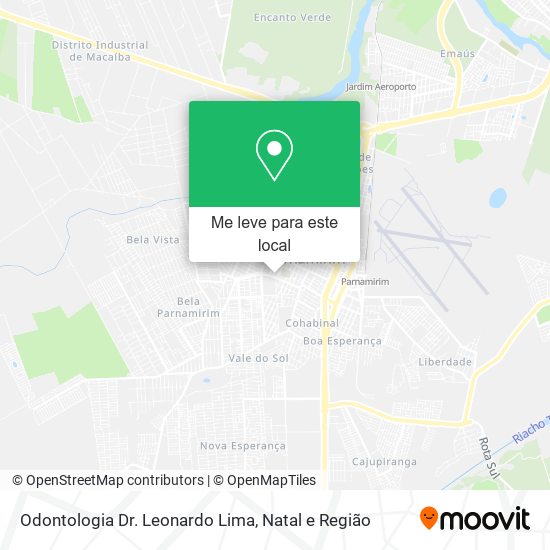 Odontologia Dr. Leonardo Lima mapa