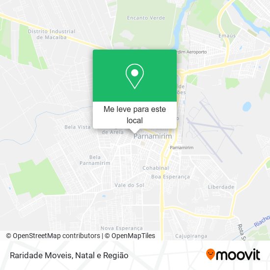 Raridade Moveis mapa