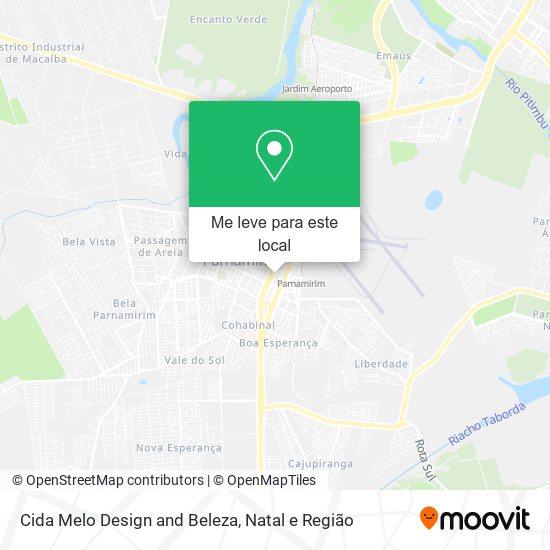 Cida Melo Design and Beleza mapa