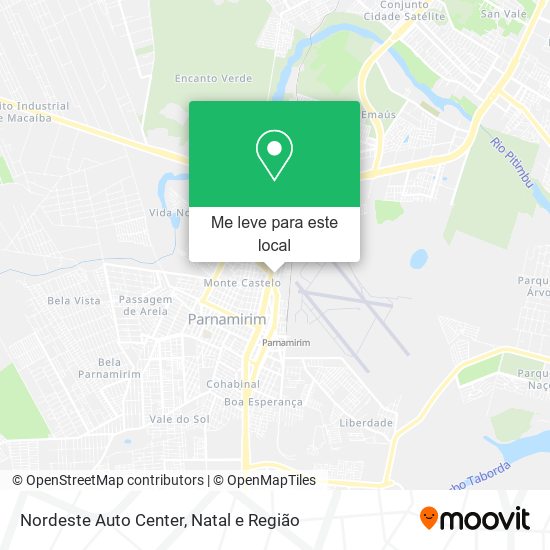 Nordeste Auto Center mapa