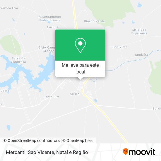 Mercantil Sao Vicente mapa