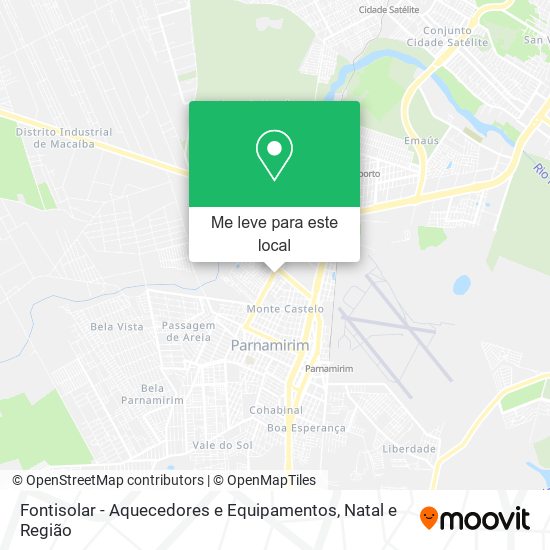 Fontisolar - Aquecedores e Equipamentos mapa