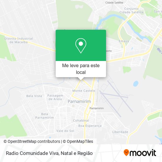Radio Comunidade Viva mapa