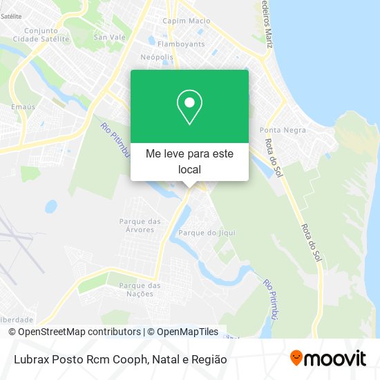 Lubrax Posto Rcm Cooph mapa