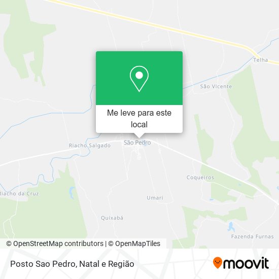 Posto Sao Pedro mapa