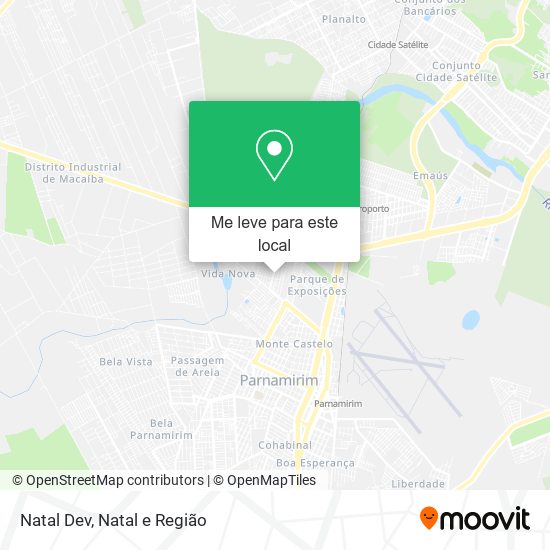 Natal Dev mapa