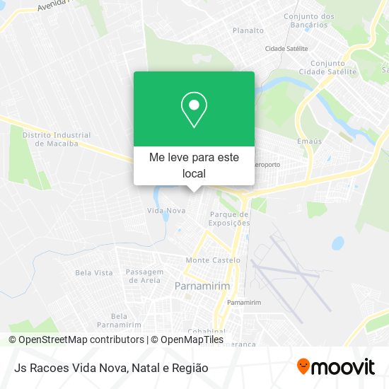 Js Racoes Vida Nova mapa