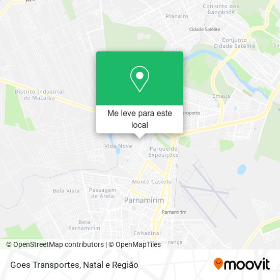 Goes Transportes mapa