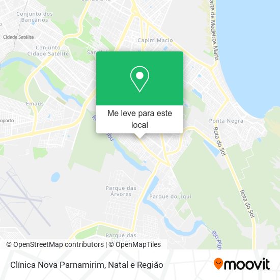 Clínica Nova Parnamirim mapa