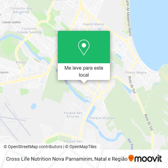 Cross Life Nutrition Nova Parnamirim mapa