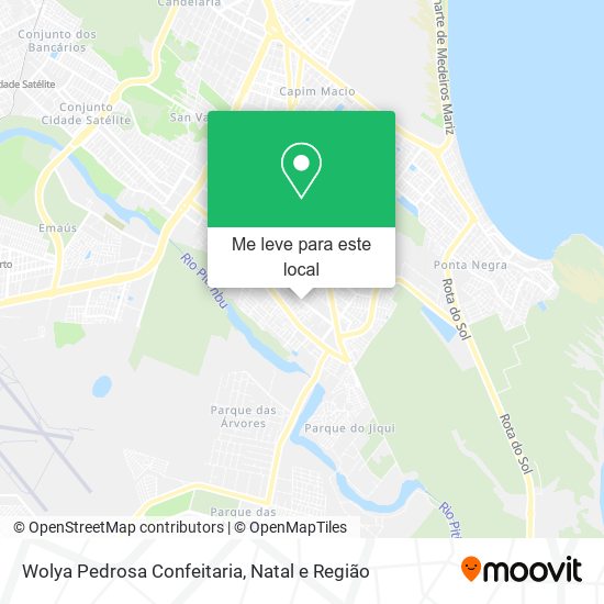 Wolya Pedrosa Confeitaria mapa