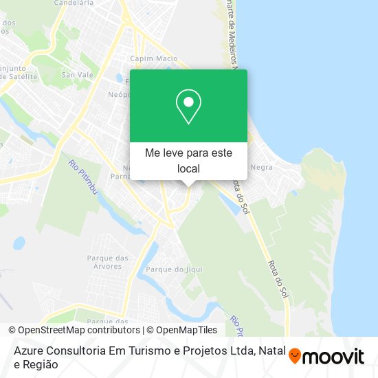 Azure Consultoria Em Turismo e Projetos Ltda mapa