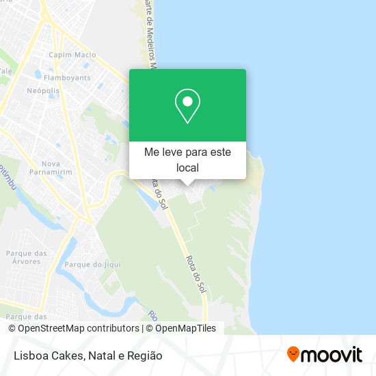 Lisboa Cakes mapa
