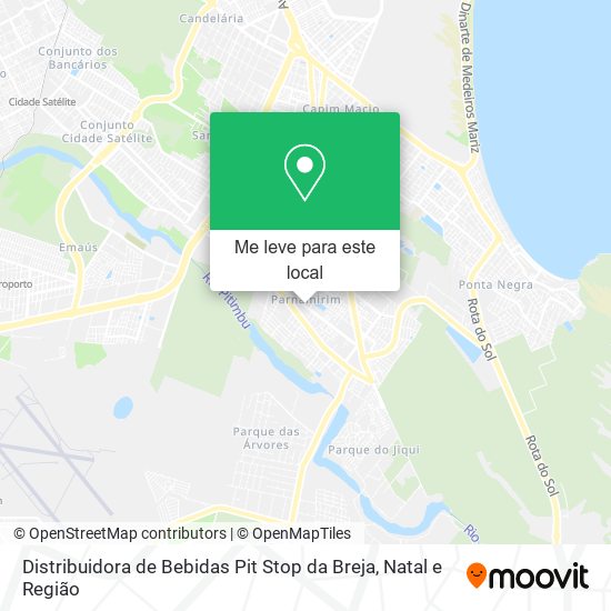 Distribuidora de Bebidas Pit Stop da Breja mapa