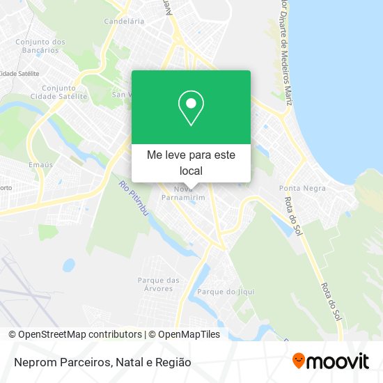 Neprom Parceiros mapa