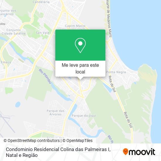 Condominio Residencial Colina das Palmeiras I mapa