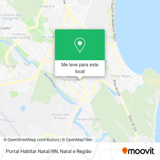 Portal Habitar Natal/RN mapa