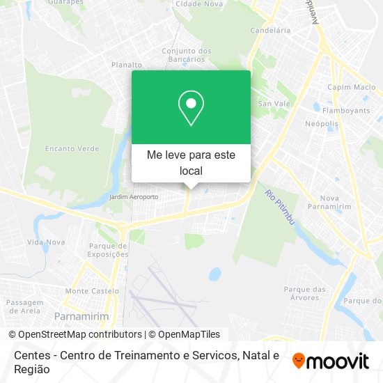 Centes - Centro de Treinamento e Servicos mapa