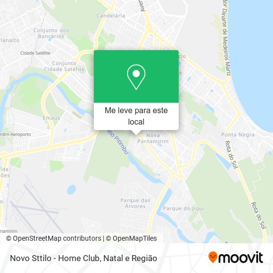 Novo Sttilo - Home Club mapa