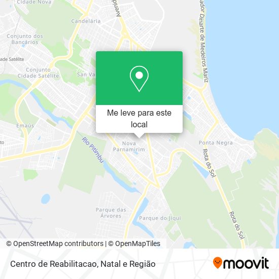 Centro de Reabilitacao mapa
