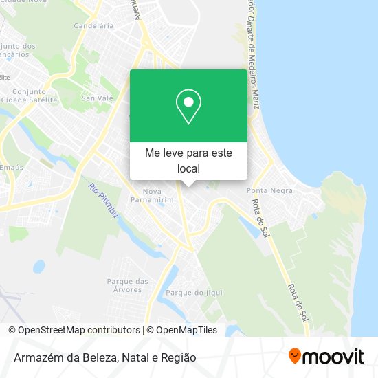 Armazém da Beleza mapa