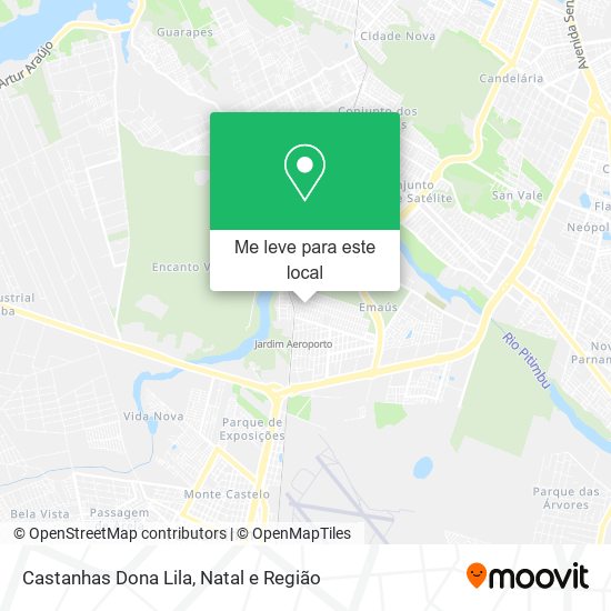 Castanhas Dona Lila mapa