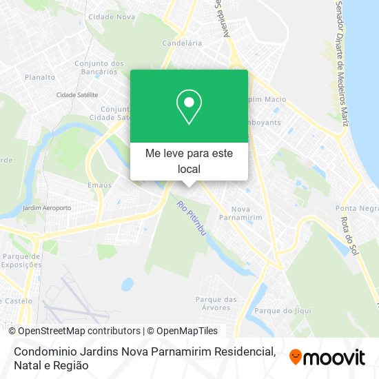 Condominio Jardins Nova Parnamirim Residencial mapa