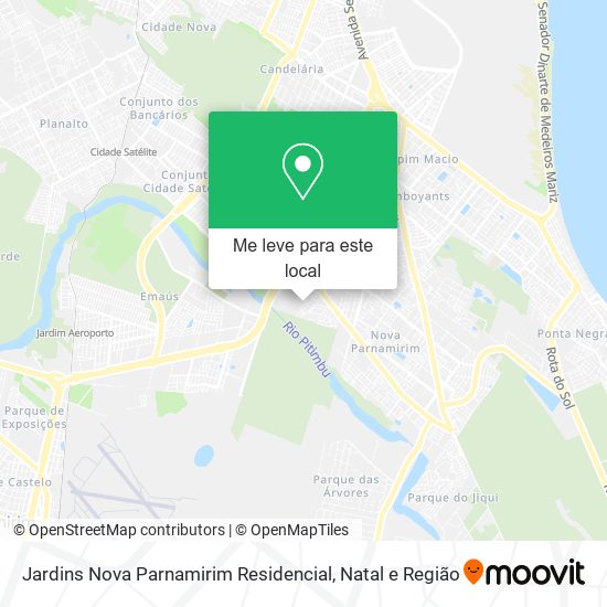 Jardins Nova Parnamirim Residencial mapa