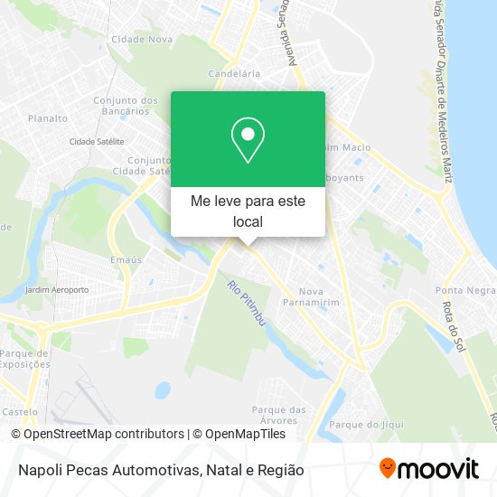 Napoli Pecas Automotivas mapa