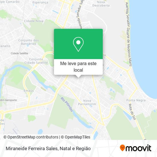 Miraneide Ferreira Sales mapa