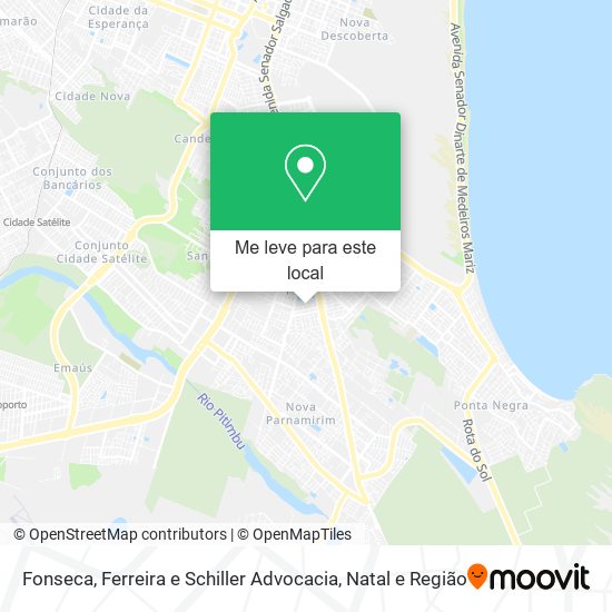 Fonseca, Ferreira e Schiller Advocacia mapa