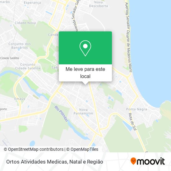 Ortos Atividades Medicas mapa