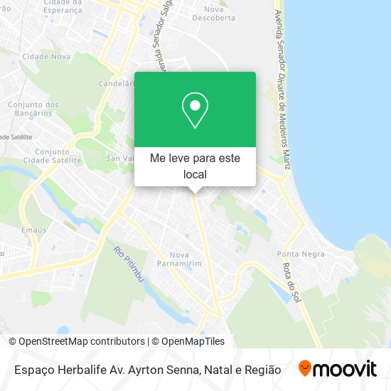 Espaço Herbalife Av. Ayrton Senna mapa