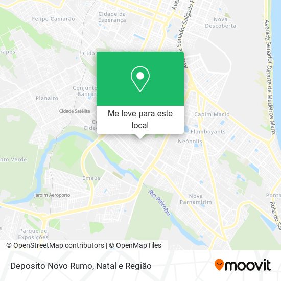 Deposito Novo Rumo mapa