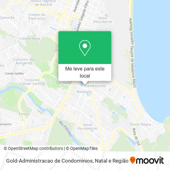 Gold-Administracao de Condominios mapa