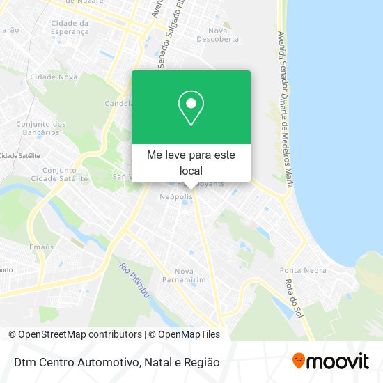 Dtm Centro Automotivo mapa