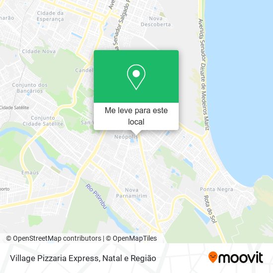 Village Pizzaria Express mapa