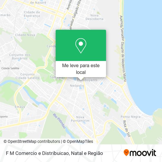 F M Comercio e Distribuicao mapa