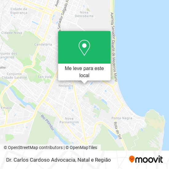 Dr. Carlos Cardoso Advocacia mapa