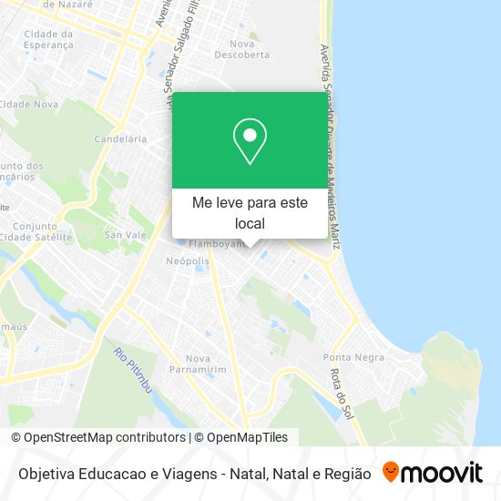Objetiva Educacao e Viagens - Natal mapa