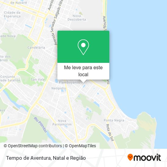 Tempo de Aventura mapa