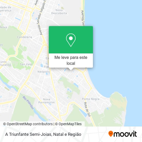 A Triunfante Semi-Joias mapa