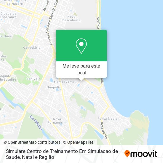 Simulare Centro de Treinamento Em Simulacao de Saude mapa