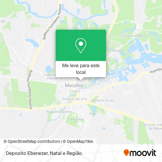 Deposito Ebenezer mapa