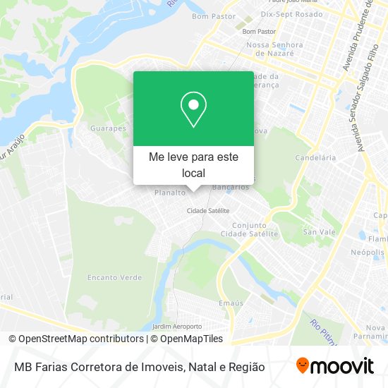 MB Farias Corretora de Imoveis mapa
