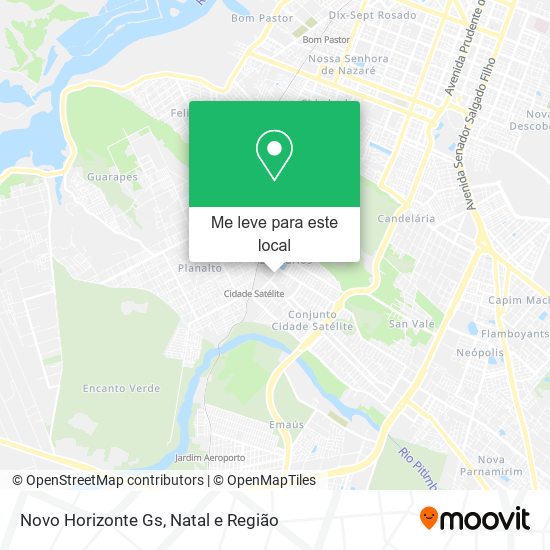 Novo Horizonte Gs mapa